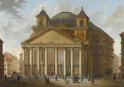 Dipinto: Veduta del Pantheon 